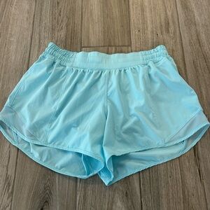 Lululemon Light Blue Women's Athletic Shorts